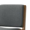 Contemporary Dining Chair Set Upholstered Fabric With Rubberwood Frame - Dark Gray - Image 13