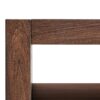 Modern Minimalist Rectangular Coffee Table Measuring Embodies The Simple Charm Of Mid Century Aesthetics, Adding A Touch Of Elegance To Your Living Room - Walnut - Image 19