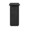 Console Table With Curved Corners And U Base Design - Natural Wood Veneer - Black - Image 6