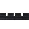 Anna - Velvet 4 Piece Sectional Sofa - Black - Image 6