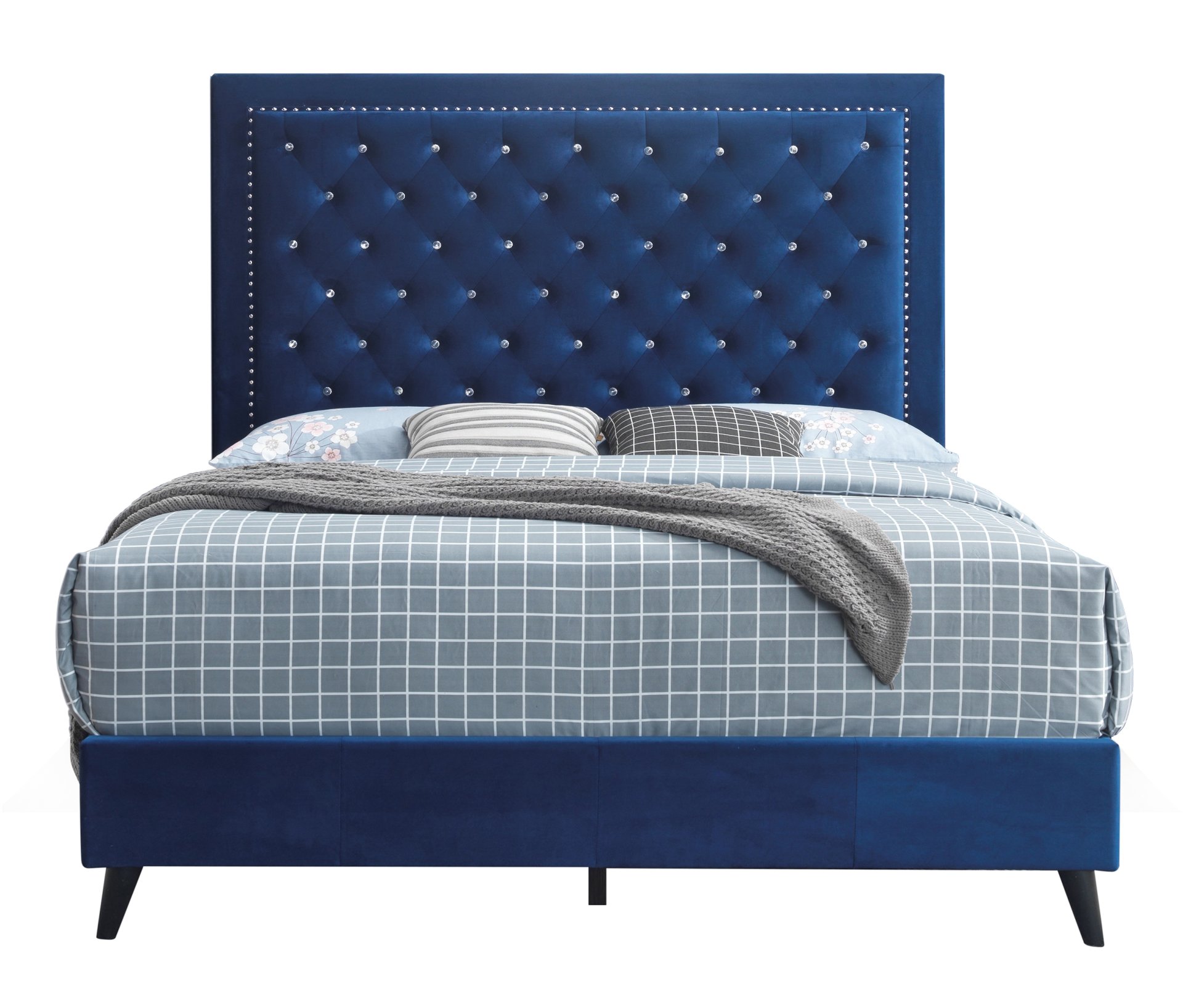 King Bed - Navy Blue - Image 3