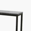 Modern Design Long Dining Table Set With 3 Stools - Gray - Image 8