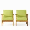 Perla - Club Chairs (Set of 2) - Green - Image 11