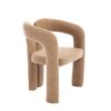 Contemporary Velvet Upholstered Accent Dining Chair - Camel Teddy - Image 20