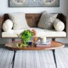 Oval Cofe Table - Brown - Image 9