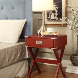 Babs - Accent Table - Red