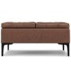 Laura - Lift Top Storage Ottoman - Brown - Image 2