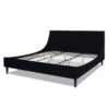 Aspen - King Vertical Tufted Headboard Platform Bed Set - Anthracite Black - Image 11
