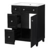 Bathroom Vanity Cabinet With Sink - Black - Image 17