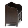 Connaught - Entryway Storage Bench - Dark Chestnut Brown - Image 6