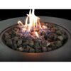 Fiber Reinforced Propane Gas Outdoor Fire Pit Table With Lid - Charcoal - Image 4