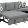 Pensole - Reversible Pop-Up Sleeper Sectional - Gray - Image 5