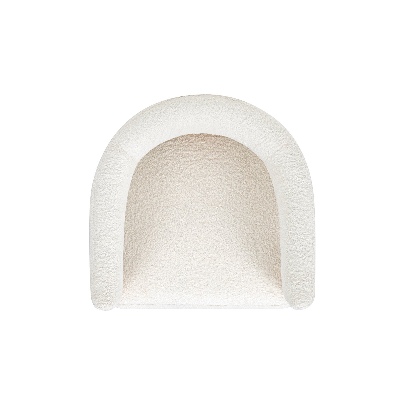 Vavona - Burl Upholstered Barrel Back Counter Height Bar Stool - Polar Off White - Image 8