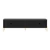 TV Stand For TVs Up To 80", TV Cabinet With 4 Drawers And 2 Spacious Cabinets, 5 Metal Legs For Living Room - Black - Image 19