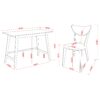 2 Piece Home Office Desk And Chair Set - Gray / Walnut Brown - Image 3