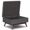 Owen - Coffee Table Storage Ottoman - Slate Gray - Image 2