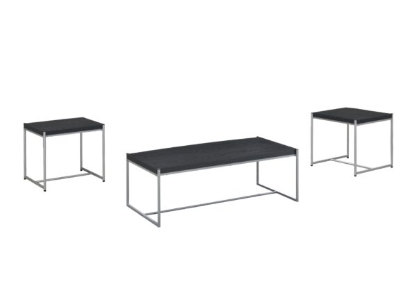 Lennox - 3 Piece Coffee And End Table (Set of 3) - Black