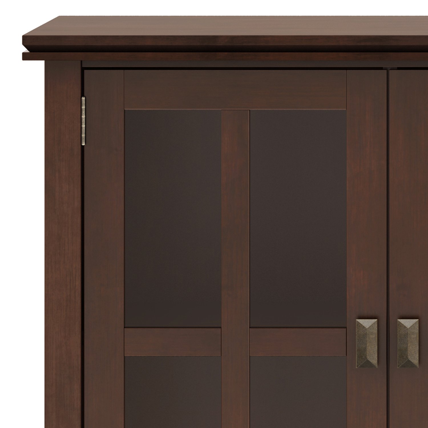 Artisan - Wide 4 Door Storage Cabinet - Russet Brown - Image 7