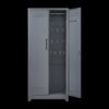 Metal Storage Cabinets, Cleaning Tool Cabinet With Locking Door, Tall Broom Tool Organizer, Large Storage Cabinet For Kitchen - Gray - Image 20