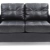 Stylish Transitional Loveseat For Two - Black - Image 2