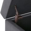 Oregon - Storage Ottoman Bench With Tray - Stone Gray - Image 4