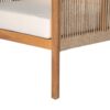 Modern Outdoor Woven Lounge Chair With Solid Wood Frame - Teak - Image 19