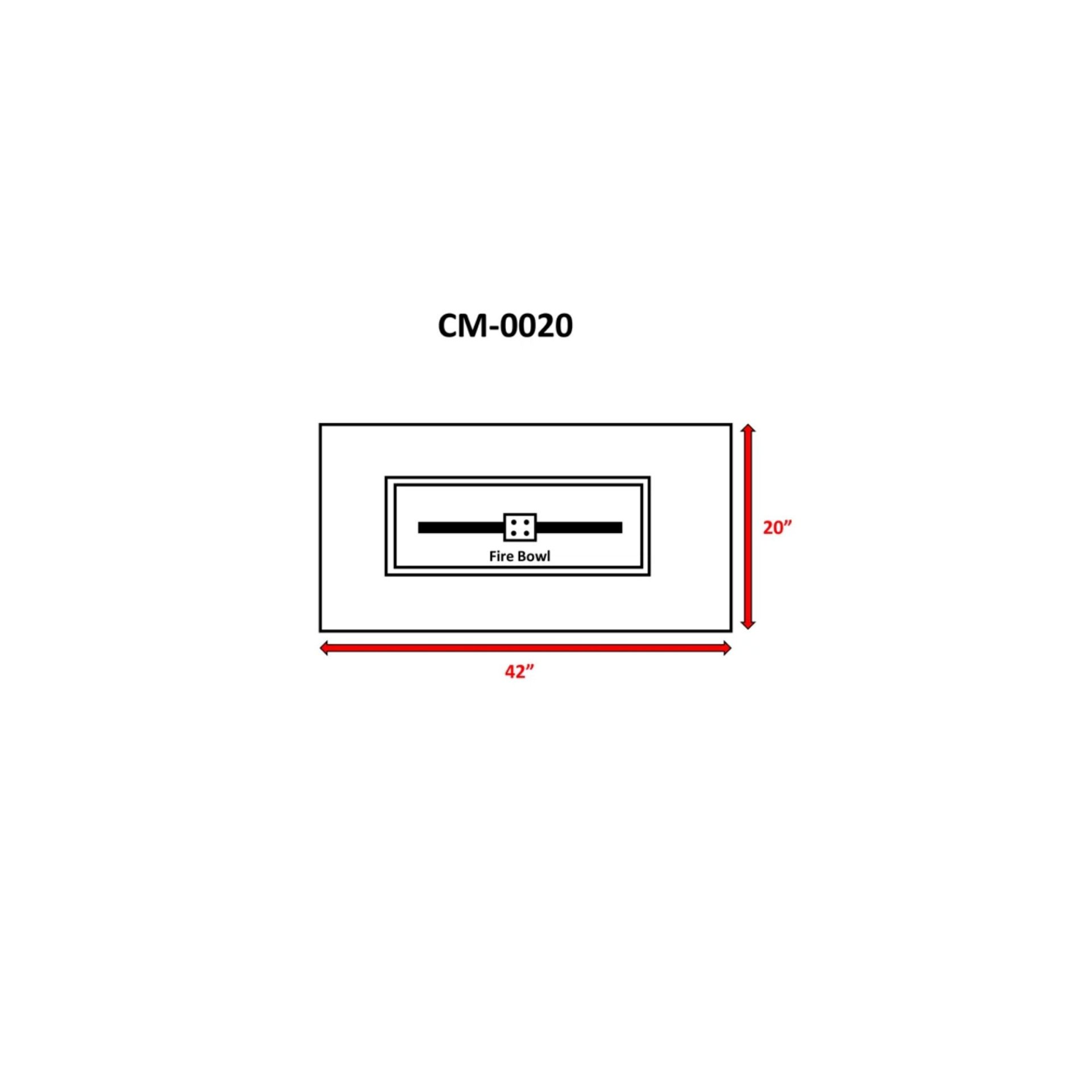 Reinforced - Propane / Gas Fire Pit Table - Stone Gray - Image 3