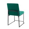 Fuji - Contemporary High Back Dining Chair (Set of 2) - Black / Green - Image 4