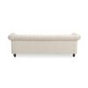 Chesterfield Style 3 Seater Sofa With Deep Button Tufting - Beige - Image 11