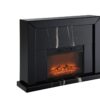 Drisana - Mirrored Fireplace - Black - Image 8