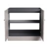 Modern Freestanding Bathroom Vanity With Soft Close Cabinet Doors, Excluding Sink - Khaki - Image 12