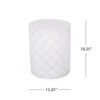 End Table, Outdoor - Antique White - Image 3