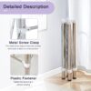 Simple Silver Stainless Steel Folding Table Frame Multifunctional Space Saving Design.Separate Folding Table Legs That Can Be Paired With Various Sizes And Styles Of Tabletops - Silver - Image 9