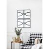 Rectangular Wooden Wall Mirror With Antique Frame, Vertical Or Horizontal Home Decor For Living Room (Set of 2) - Black - Image 5