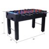 Hurricane - Foosball Table 54" With Light Cherry And Free Accessories Steel - Black - Image 3