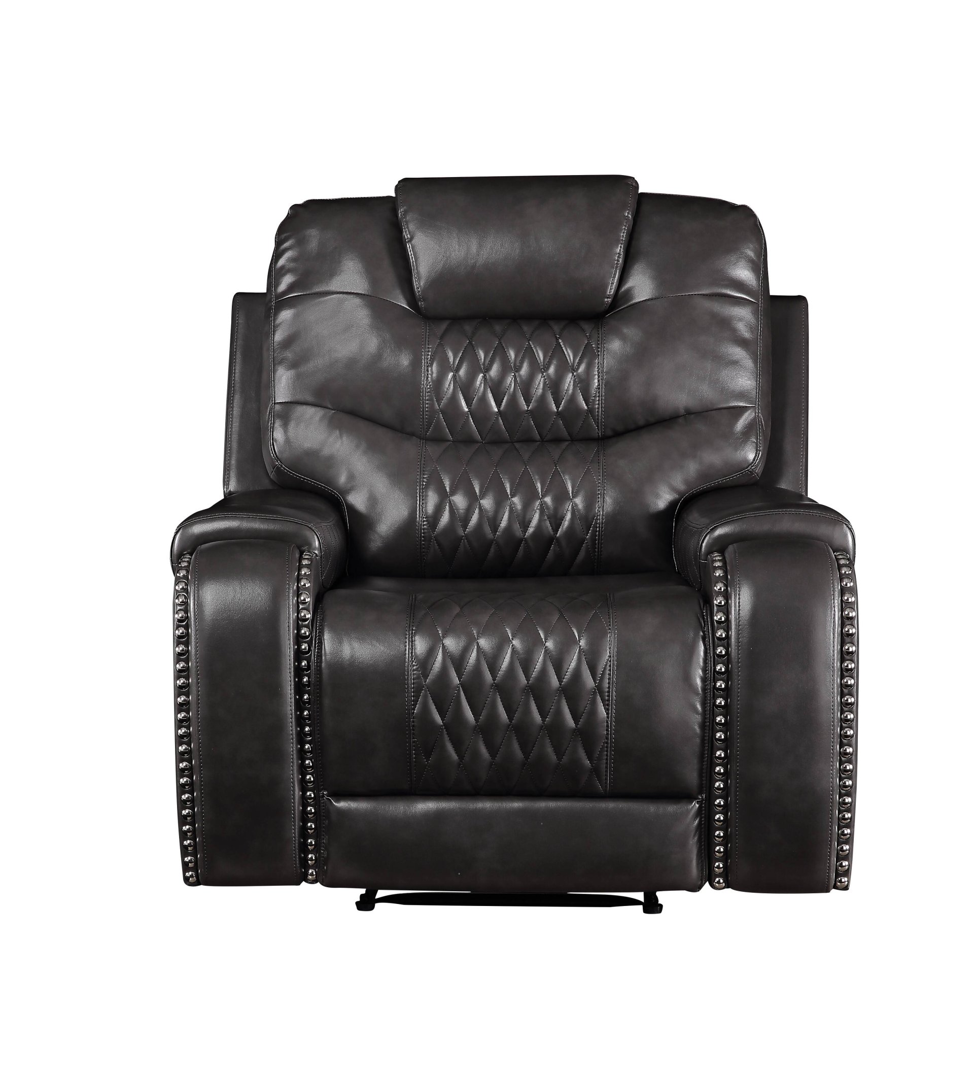 Braylon - 3 Pieces Living Room Set, Manual Recliner - Brown - Image 11