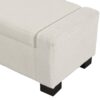 Textured Boucle Ottoman Bench With Hinged Lid For Seating And Storage - Beige - Image 12