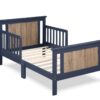Connelly - Reversible Panel Toddler Bed - Midnight Blue / Vintage Walnut - Image 10