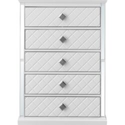 Verona - Stylish Chest - Silver Champagne