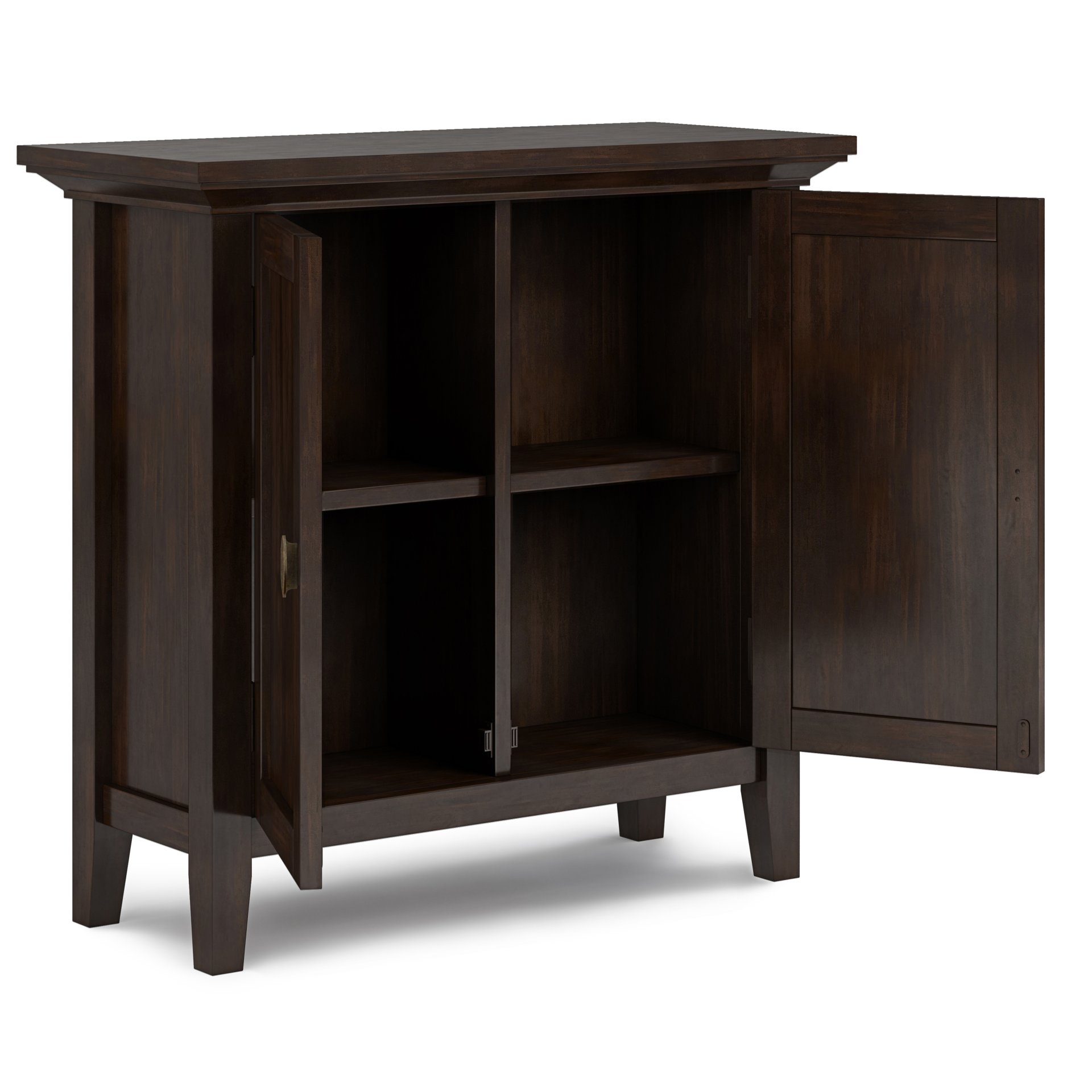 Redmond - Low Storage Cabinet - Brunette Brown - Image 7