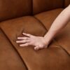 Jasmin - Upholstered Sofa - Cognac / Tan - Image 8