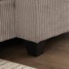 Convertible Chaise Lounge Sofa Chair With USB Ports, Cup Holders, Phone Holder, Storage - Brown - Image 4