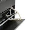 Shoe Cabinet, Shoe Storage Shelves - Black - Image 5