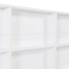 Full Size House Bed With Trundle, Kids Bed With Shelf - White - Image 13