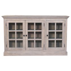 Triple Glazed Cabinet - Gray