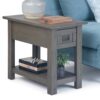 Monroe - Narrow Side Table - Farmhouse Gray - Image 8