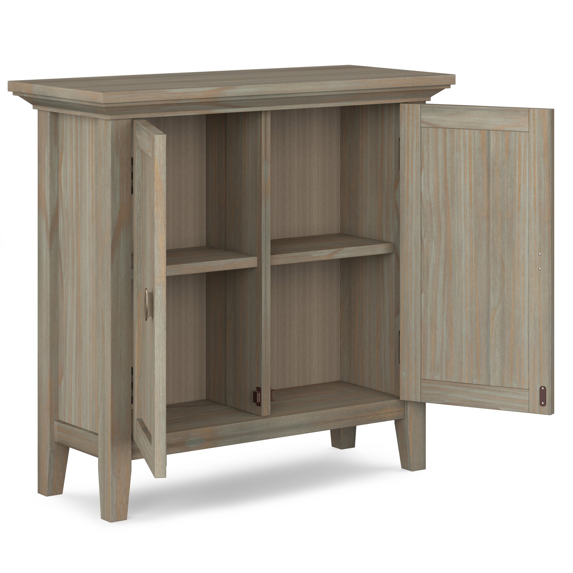 Redmond - Low Storage Cabinet - Distressed Gray - Image 7