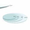20" Round Tempered Glass Table Top Clear Glass 1 / 4" Thick Flat Polished Edge - Transparent - Image 4