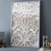 Leaf Shadow Box Wall Decor (Set of 2) - White / Gray - Image 5