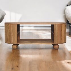 Soba - Ball Open Coffee Table - Oak